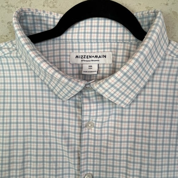 MIZZEN+MAIN Performance Menswear Button Up Shirt  XXL - Picture 11 of 15